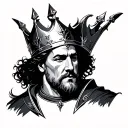 King Baldwin Iv tattoo design idea