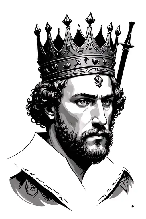 king Henry v tattoo design idea