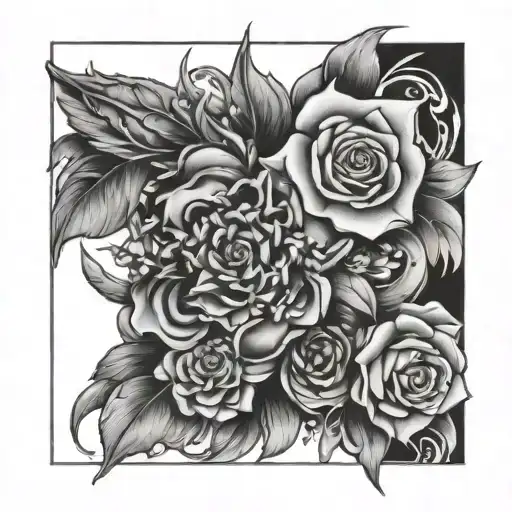 4x4 tattoo design idea