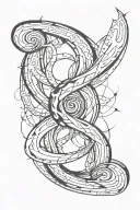 immortal infinite energy tattoo design idea