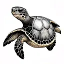 Sea Turtle tattoo design idea
