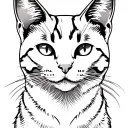 Cat Memorial tattoo design idea
