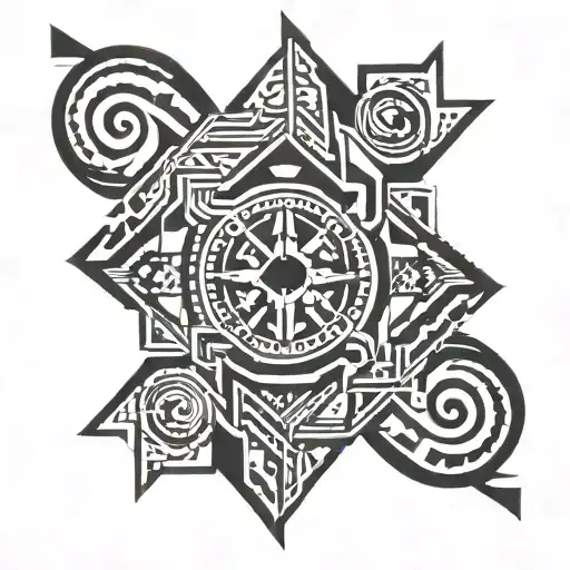 Navajo tribal tattoo tattoo design idea