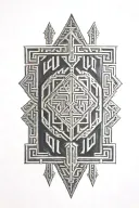 Sumerian cuneiform tattoo design idea