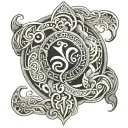 libra taurus virgo zodiac sign maori tattoo tattoo design idea