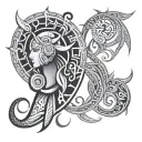 libra taurus virgo zodiac sign maori tattoo tattoo design idea
