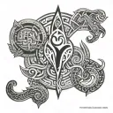 libra taurus virgo zodiac sign maori tattoo tattoo design idea