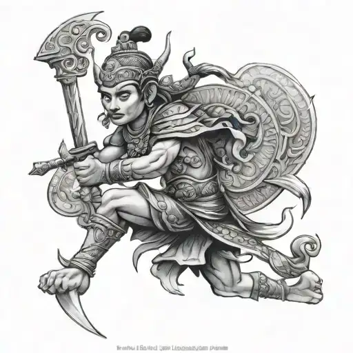 Khmer warrior tattoo tattoo design idea