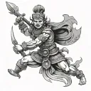 Khmer warrior tattoo tattoo design idea