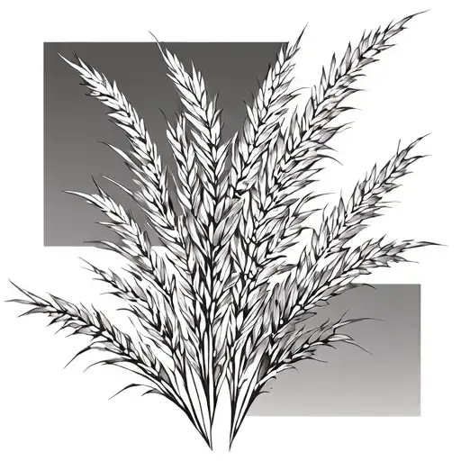 Dune Grass tattoo design idea