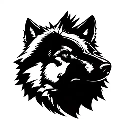 wolves fc logo grandad 25 with elvis presely theme tattoo design idea