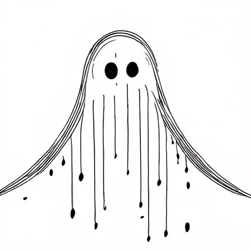 music sheet ghost tattoo design idea