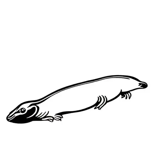 platypus tattoo design idea