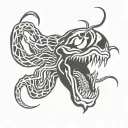 Venom tattoo design idea