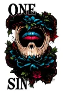 "One Sin" One Sin tattoo design idea