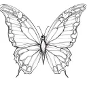 3d Butterfly tattoo design idea