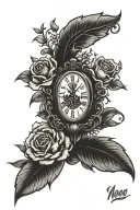 recovery date/time strong tattoo design idea
