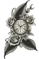 recovery date/time strong tattoo design idea