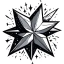Shooting Star tattoo design idea