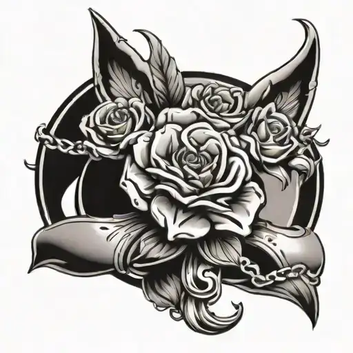 BDSM inspired design tattoo design idea