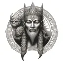 annunaki tattoo design idea