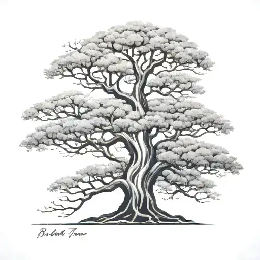 Bodhi Tree tattoo design idea