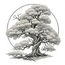 Bodhi Tree tattoo design idea