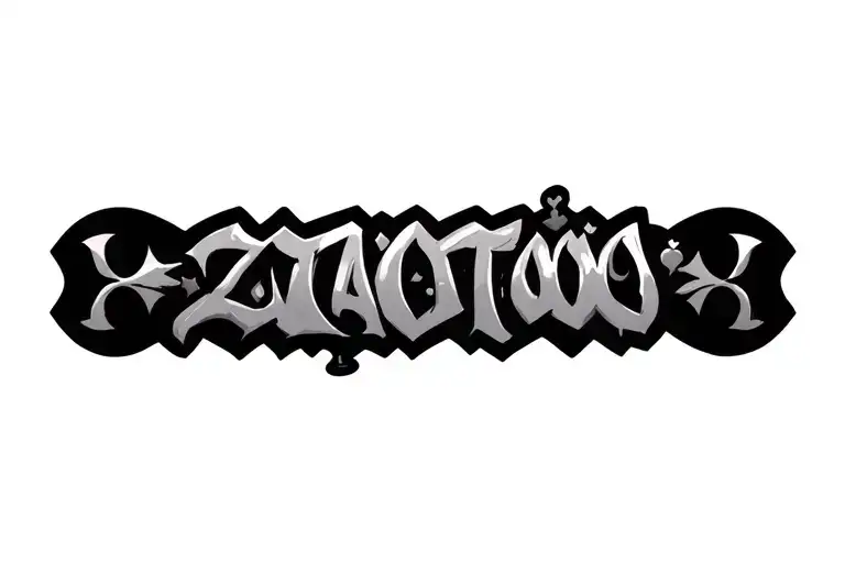 crown and letter b graffiti tattoo tattoo design idea