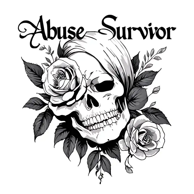 Abuse Survivor tattoo design idea