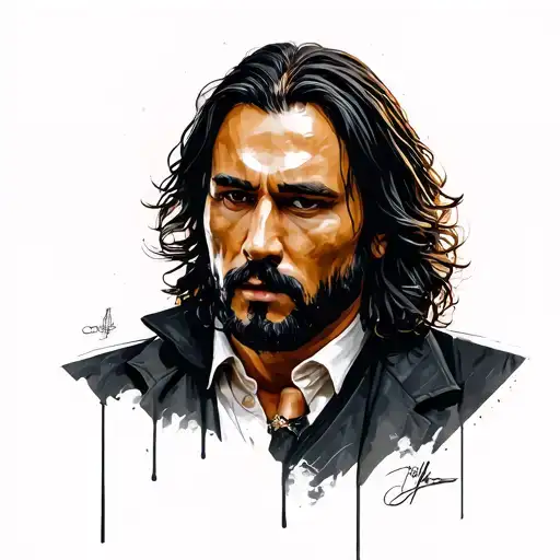 john wick style soul tattoo design idea