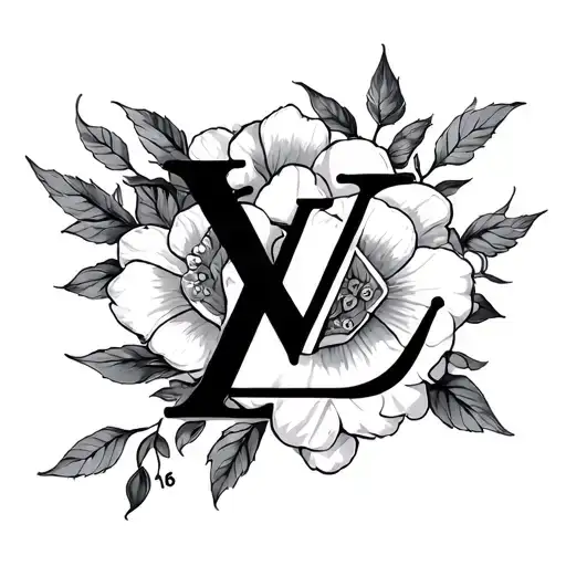 Louis Vuitton tattoo design idea