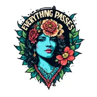 everything passes tattoo design idea