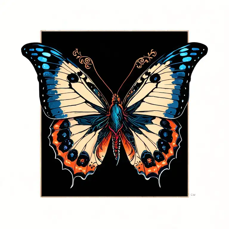 bring me the horizon butterfly tattoo tattoo design idea