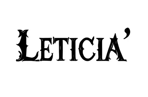 "Leticia" tattoo design idea