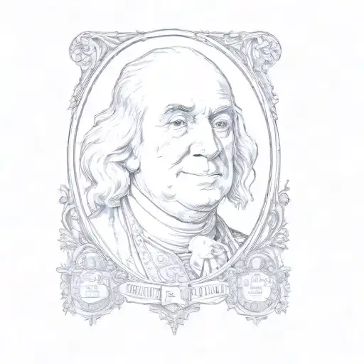 Benjamin Franklin tattoo design idea