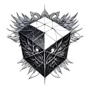 Metatron Cube tattoo design idea