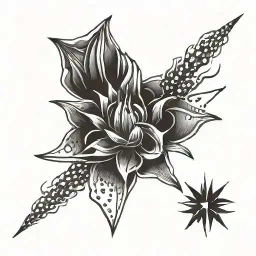 firecracker tattoo design idea
