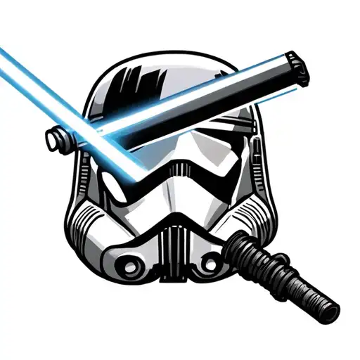 Make a tattoo of the ring from lotr Ezra bridgers first lightsaber in the ring and a clone trooper helmet tattoo design idea