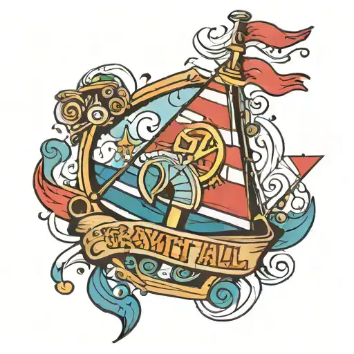 Disney gravity falls Portugal flag  tattoo design idea