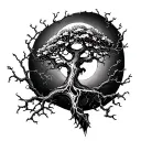 poison tree extra tattoo design idea