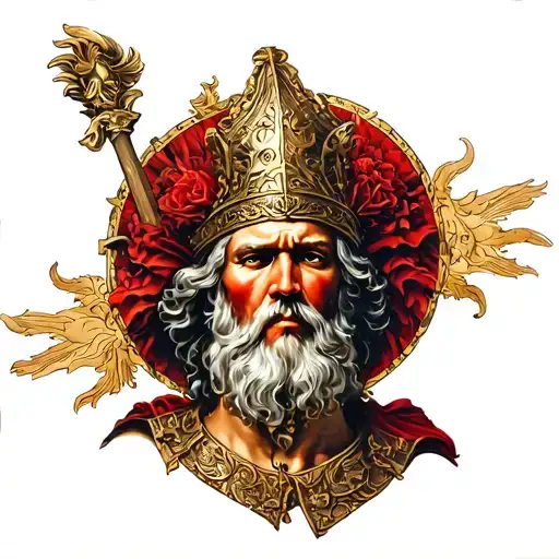 st florian tattoo design idea