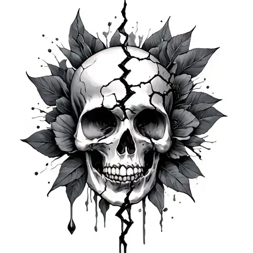 broken soul and heal all wounds tattoo design idea