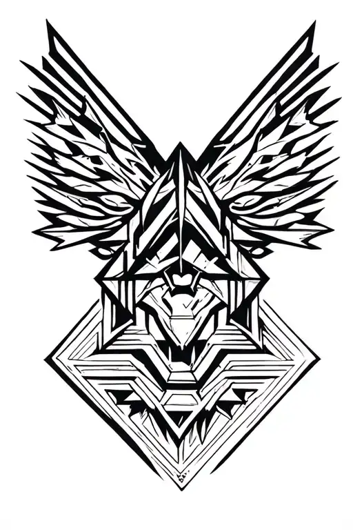 broncos old school Hawkeyes and cubs tattoo design idea