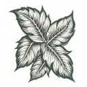 laurel leaves tattoo design idea