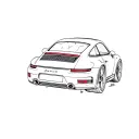 porsche 911 tattoo design idea