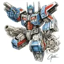 Optimus Prime tattoo design idea