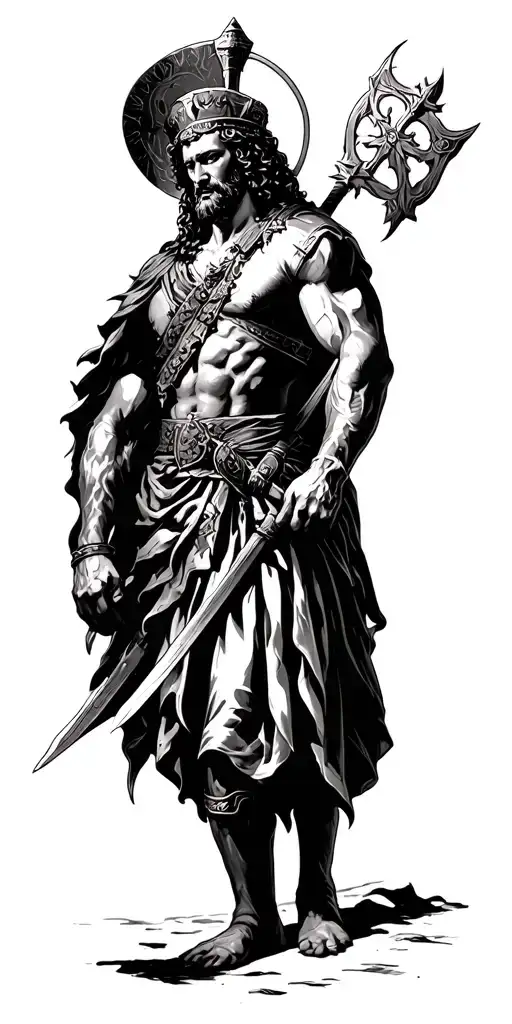 Saint Florian tattoo design idea