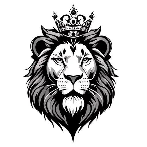 1. Talwar Naal Sher (Lion): • Design: Sher de Sir Te Taaj (Crown) Naal Talwar Di Tasveer, Jo Shakti, Rajaayi, Te VERTA tattoo design idea