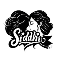 My love Siddhi name tattoo in curve tattoo design idea
