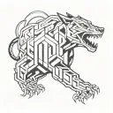 year 2001 tattoo design idea